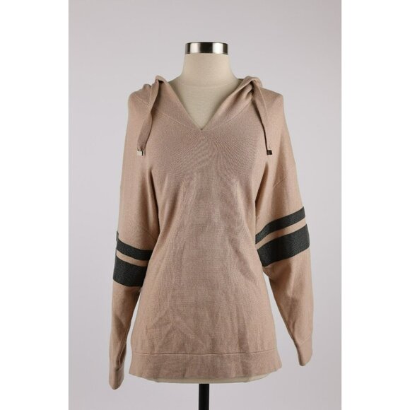 Pull à Capuche Brunello Cucinelli En Cachemire - Taille XS, Marron, Pour Femme